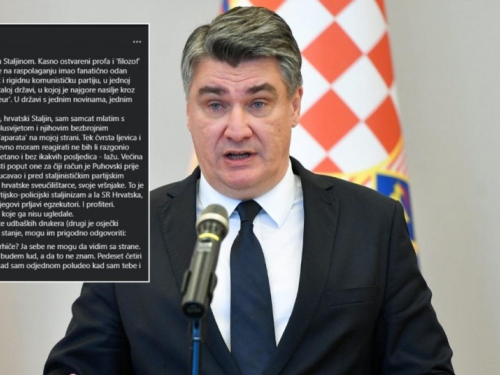 Milanović: ''Pet puta dnevno moram reagirati''