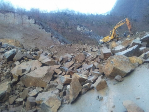 Na putu Prozor - Jablanica opasnost od novog obrušavanja