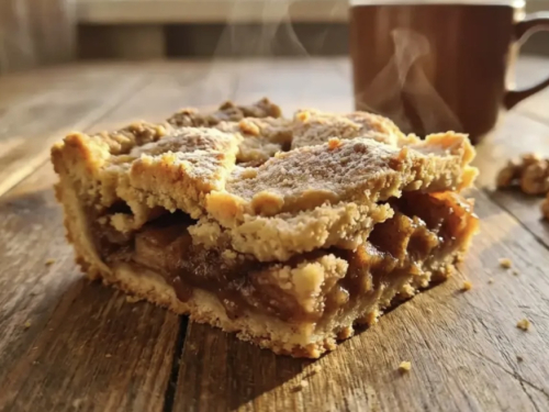 Posna pita s jabukama gotova za tren