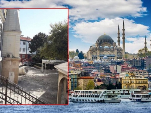 Potres oštetio džamiju u Istanbulu