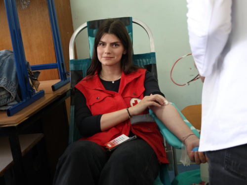 FOTO: Održana akcija dobrovoljnog darivanja krvi u Prozoru