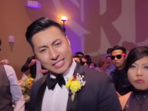 Mladenci uz pomoć 250 uzvanika snimili najbolji ples na vjenčanju