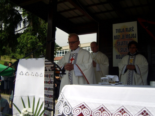 FOTO: Vanjska proslava patrona župe Prozor