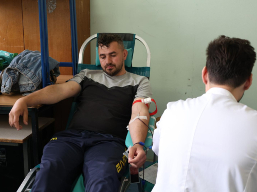 FOTO: Održana akcija dobrovoljnog darivanja krvi u Prozoru