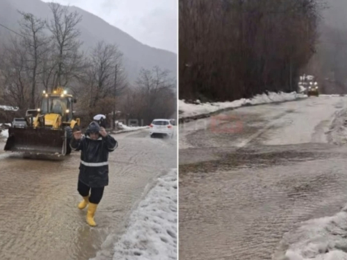 Poplavila cesta Jablanica - Blidinje, promet otežan