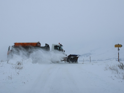 Livnoputovi su zaduženi za zimsko održavanje regionalnih prometnica Rama - Tomislavgrad - Blidinje