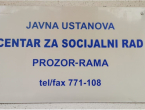 Natječaj za posao u Centru za socijalni rad Prozor-Rama