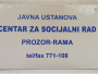 Natječaj za posao u Centru za socijalni rad Prozor-Rama