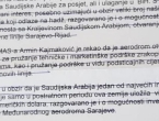 U sarajevskoj zračnoj luci zabranjena komunikacija na hrvatskom jeziku