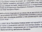 U sarajevskoj zračnoj luci zabranjena komunikacija na hrvatskom jeziku