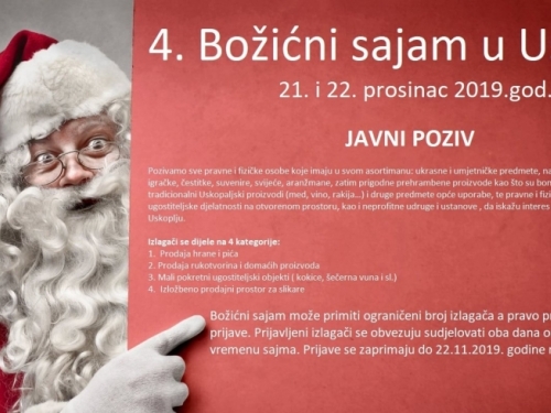 Poziv na 4. Božićni sajam u Uskoplju