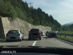 Jablanica: Sudar dvaju automobila na M17