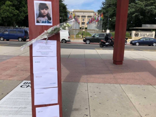 Ispred sjedišta UN-a postavljena imena ubijene viteške djece