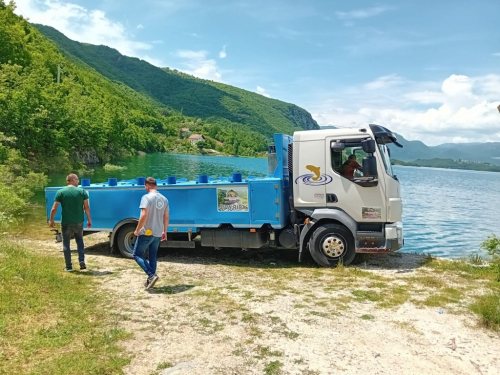 Ramsko jezero bogatije za 18.000 komada ribe