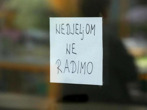 Neradna nedjelja uskoro na dnevnom redu u FBiH