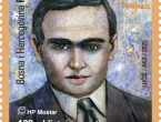 A. B. Šimić na prigodnoj marki HP Mostar
