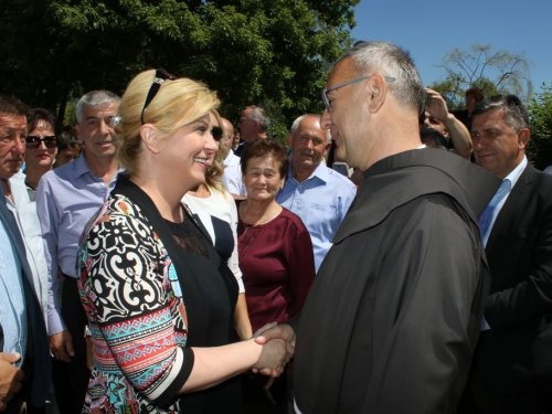 FOTO: Kolinda Grabar Kitarović u Rami