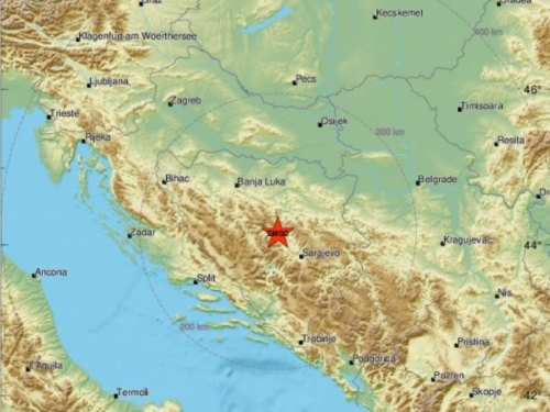 Novi potres zatresao Bosnu i Hercegovinu