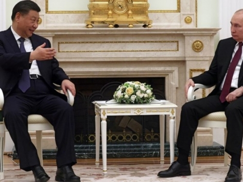 Počeo sastanak Putin-Xi u Kremlju