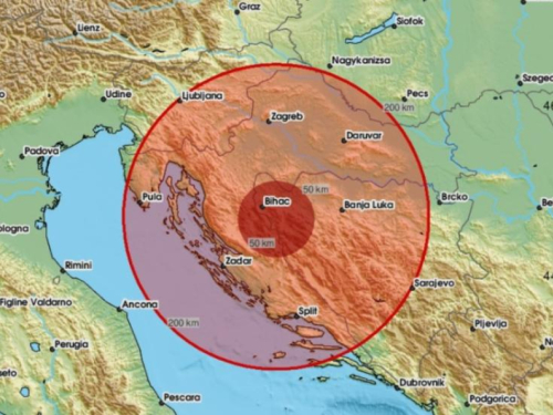 Snažan potres pogodio Dalmaciju, a osjetio se i u BiH