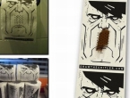 Navala na toaletni papir koji krasi lice Adolfa Hitlera