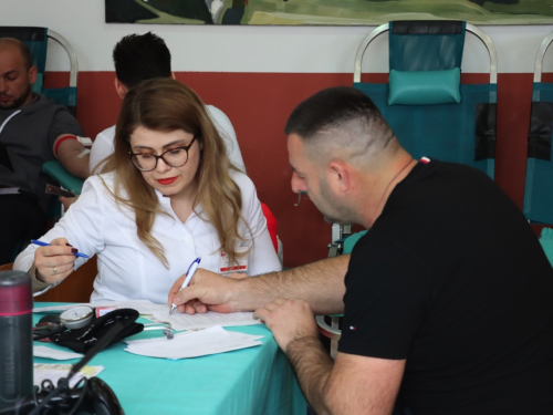 FOTO: Još jedna uspješna akcija darivanja krvi u Prozoru