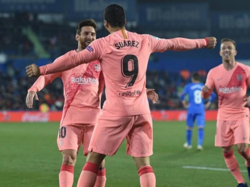 Messi i Suarez vodili Barcelonu do pobjede nad Getafeom
