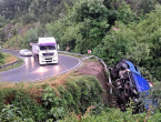 Jablanica: Kamion sletio s ceste