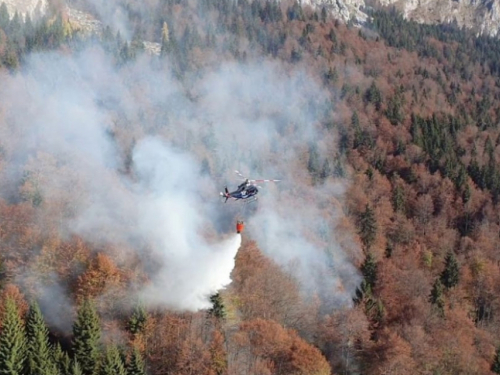 Ponovno se razbuktao požar na području Jablanice i Konjica