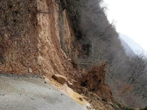 Klizišta i odroni: Situacija kod Jablanice i Konjica znatno bolja