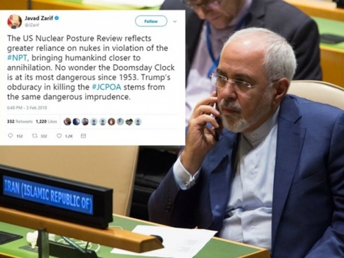 Iran misli da je američka vojna politika prijetnja čovječanstvu