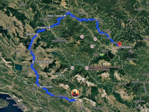 Kako iz Hercegovine prema sjeveru
