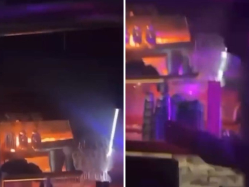 Čini se da je ovo početak požara u švicarskom baru, širi se mrežama