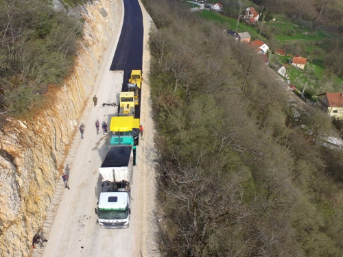 Započelo asfaltiranje regionalne ceste iznad Sopota