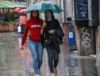 U BiH sutra oblačno s kišom, pljuskovima i grmljavinom