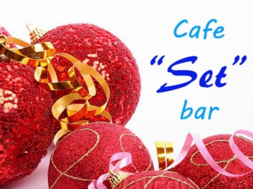 Božićna čestitka Cafe "Set" bar