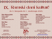 NAJAVA: IX. Ramski dani kulture