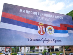U Srebrenici osvanuli plakati "Mi nismo genocidan narod"