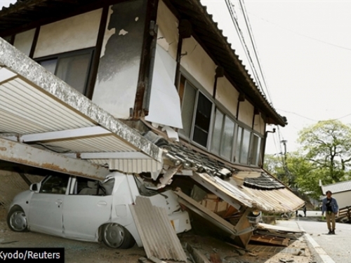 Snažan potres pogodio jug Japana