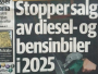 Norveška će zabraniti benzince i dizelaše