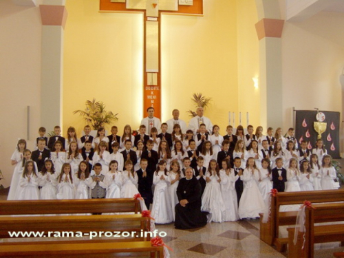 Najava: Prva Pričest u župama Prozor i Rama-Šćit