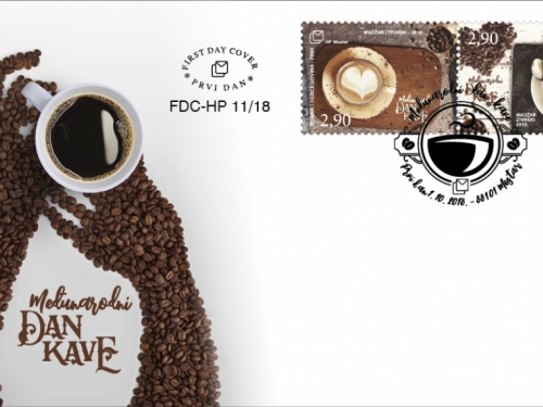 Prigodno izdanje maraka HP Mostar „Međunarodni dan kave“