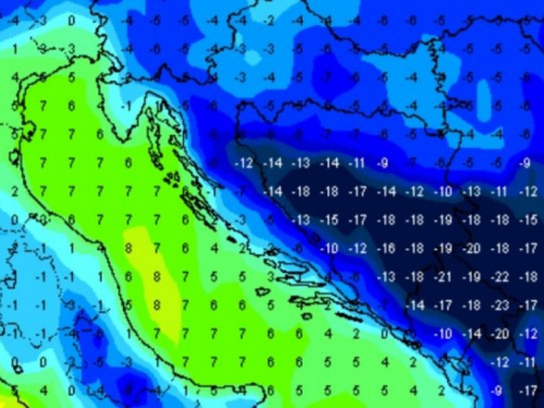 Sljedeća tri dana vrlo niske temperature!