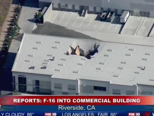 Avion F-16 pao na skladište, više ljudi ozlijeđeno