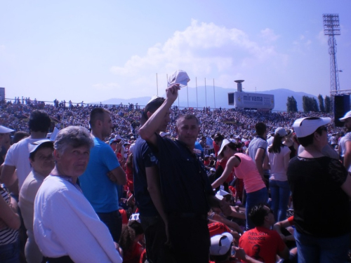 FOTO/VIDEO: Ramci na susretu s papom Franjom u Sarajevu