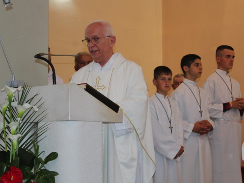 FOTO: Vanjska proslava patrona u župi Prozor