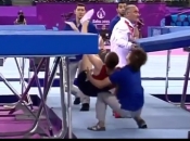 Azerbajdžanac ulovio poljskog gimnastičara koji je padao s trampolina