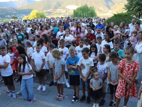 FOTO/VIDEO: Misa Uočnica na Šćitu - Velika Gospa 2024.
