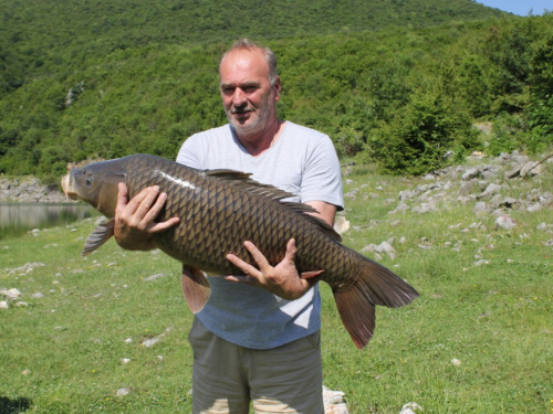 FOTO/VIDEO: U Ramskom jezeru uhvaćen šaran kapitalac od 28,4 kg