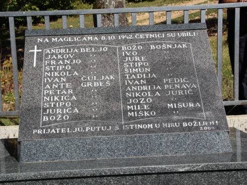 FOTO: Na Maglicama obilježena 82. obljetnica stradanja